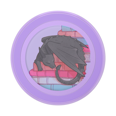 Secondary image for hover Curled Up With A Good Book &mdash; PopGrip for MagSafe