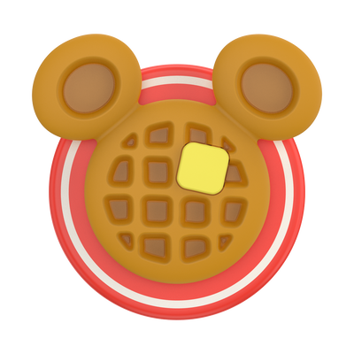 Secondary image for hover PopOut Mickey Waffle &mdash; PopGrip for MagSafe