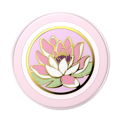 Secondary image for hover Enamel Water Lily &mdash; PopGrip for MagSafe