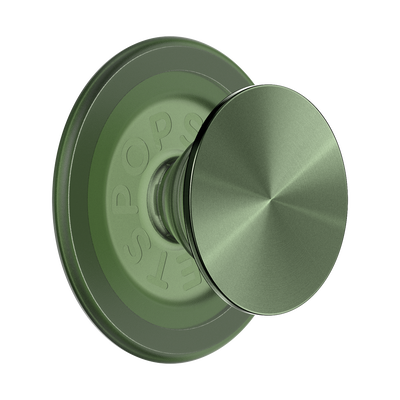 Aluminum Radial Olive &mdash; PopGrip for MagSafe