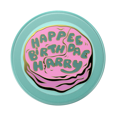 Secondary image for hover Enamel Happee Birthdae Harry&trade; &mdash; PopGrip for MagSafe
