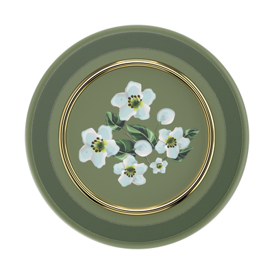 Secondary image for hover Enamel Floral Relief &mdash; PopGrip for MagSafe