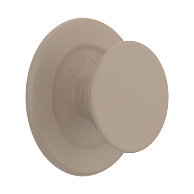 Soft Touch Latte &mdash; PopGrip for MagSafe
