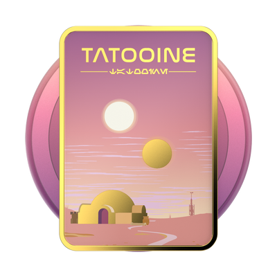 Secondary image for hover Enamel Welcome To Tatooine &mdash; PopGrip for MagSafe