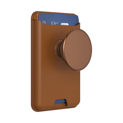 Cognac &mdash;  Softgoods PopWallet+ for MagSafe