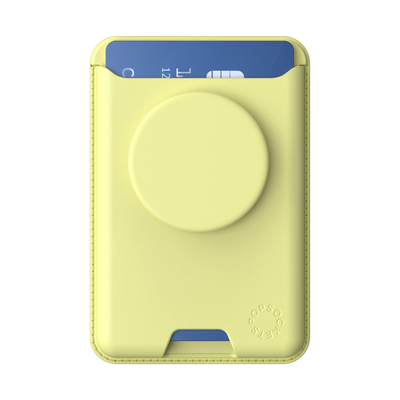 Secondary image for hover Butter Yellow &mdash; Softgoods PopWallet+ for MagSafe
