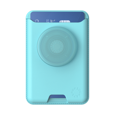 Secondary image for hover Butterfly Pea Blue &mdash; Softgoods PopWallet+ for MagSafe