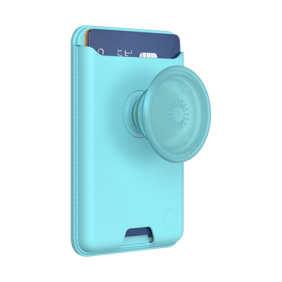 Butterfly Pea Blue &mdash; Softgoods PopWallet+ for MagSafe