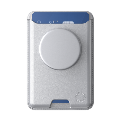 Secondary image for hover Silver &mdash;  Softgoods PopWallet+ for MagSafe