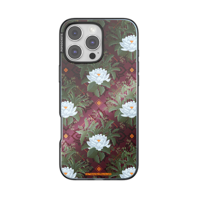 Mirror Lush White Lotus &mdash; iPhone 16 Pro Max for MagSafe