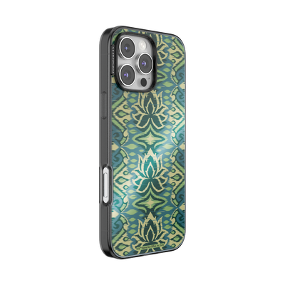 Secondary image for hover Mirror White Lotus Textile &mdash; iPhone 16 Pro Max for MagSafe