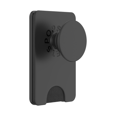 Black &mdash; PopWallet+ for MagSafe