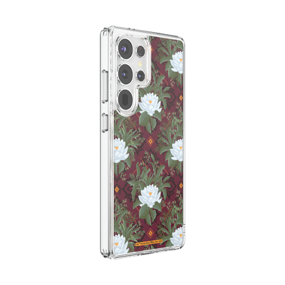 Secondary image for hover Lush White Lotus &mdash; Samsung Galaxy S25 Ultra for MagSafe
